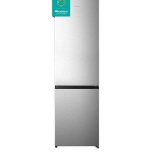 Hisense RB440N4ACA 60cm Wide, Total No Frost, A Rating, Freestanding Fridge Freezer - Stainless Steel